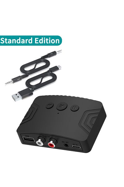 Choice Standard Edition Bluetooth 5.3 Audio Receiver 3.5mm AUX RCA USB Stereo Music Wireless Adapter Suppor