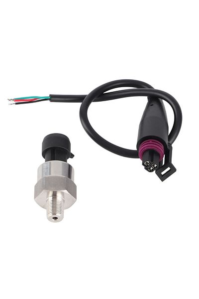 Choice 100PSI 1/8NPT Thread Stainless Steel Pressure Transducer Sender Sensor for Oil Fuel Air Water Pressu