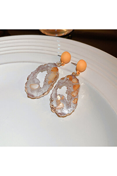 Choice أقراط HE7639-3 عتيقة من الزمرد غير المنتظم للنساء 2024، أقراط متدلية ش...