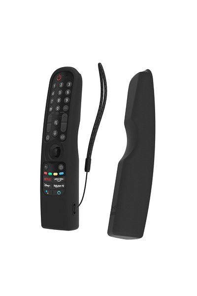Choice غطاء سيليكون أسود لجهاز التحكم السحري LG AN-MR24GA/MR23GA/MR22GN/MR21GN OLED QLED LG Smart