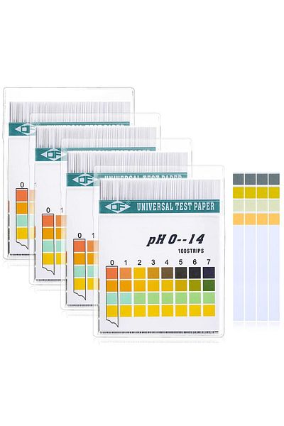 Choice 100 Strips 0-14 PH Alkaline Acid Indicator Paper Water Saliva Litmus Testing Kit for Test Body Ac...