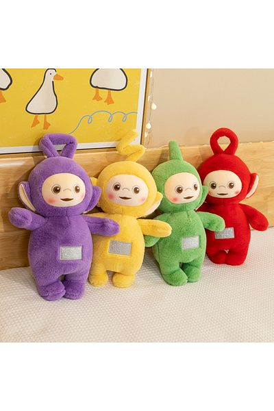 Choice 45cm A set of 4 Teletubbies 30/45/Cm Plush Toy Rabbit Plush Toy Pp Cotton Filled Cartoon Anime Doll