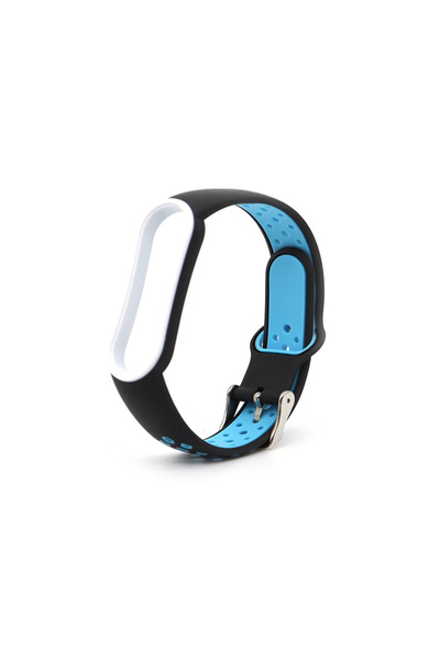 Choice لسوار شاومي باند 5 6 أسود أزرق لسوار مي باند 5 4 3 6 سوار معصم من السي...