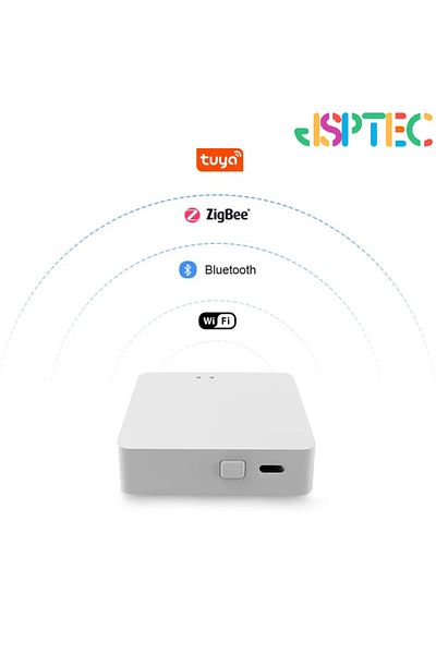 Choice بوابة Tuya Zigbee 3.0 بيضاء للمنزل الذكي وجسر لاسلكي وتطبيق Smart Life للتحكم عن بعد والأتمتة