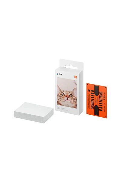 Choice Original Xiaomi ZINK Pocket Printer Paper Self-adhesive Photo Print 50pcs Sheets Xiaomi 3-inch Mi...