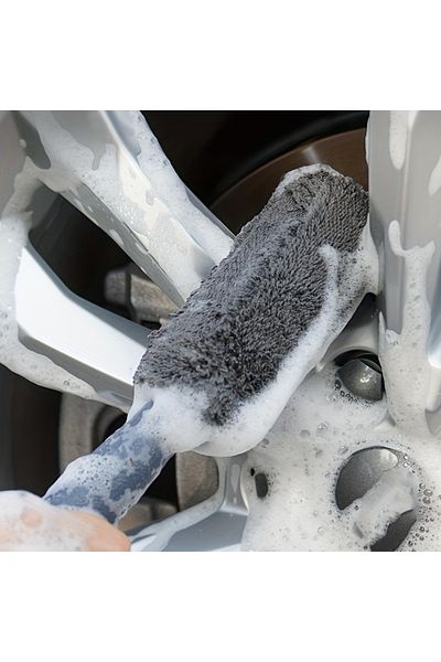 Choice grey Long Handle Tire Brush Car Wash Cleaning Tool Tire Cleaning Brush