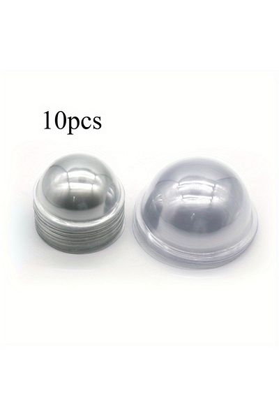 Choice 9.5x9.5x3cm 10pcs 10pcs DIY Plastic Candy Dome Set, Transparent Half Ball Stencils for Candy Gift Bo