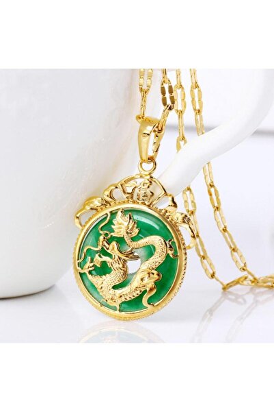 Choice1 قلادة A20784-ذهبية محفورة بشكل جميل من عالم السحرة، قلادة على شكل عصا...