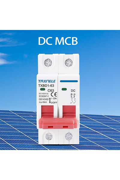 Choice 16a 2p Dc 1000v Solar Mini Circuit Breaker Battery Switch 6a 10a 16a 20a 25a 32a 40a 50a 63a Dc Mcb