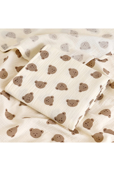 Choice بطانية أطفال من قماش الموسلين بطبقتين، مقاس 100 سم × 100 سم، كما في ال...