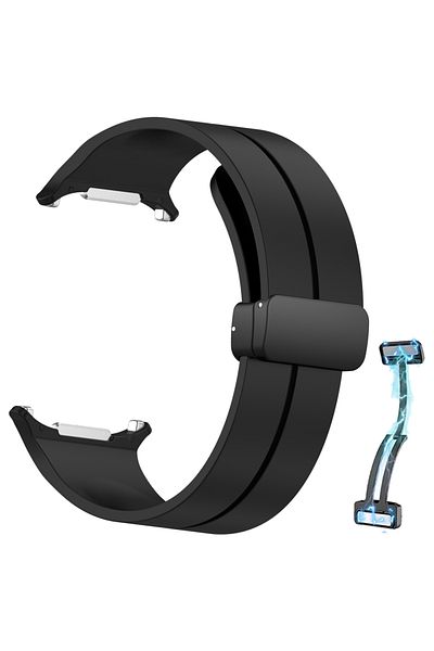 Choice Galaxy Watch Ultra Black For Samsung Galaxy Watch Ultra Sports Silicone Straps Galaxy Watch 7 Ultra