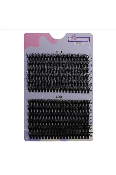 Choice مزيج 0.07 مم D 30D40D MJ 30/40D 12-16 مم مزيج D رموش مجعدة عنقودية رموش فردية وصلات رموش