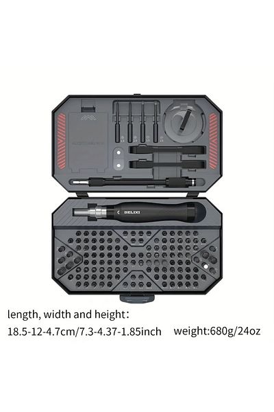 Choice 145 in 1 145 Screwdriver Set Bit Kit with Magnetic Driver, Chrome Vanadium Steel, Versatile for Elec