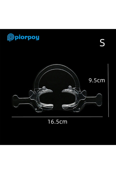 Choice1 S PIORPOY 1 قطعة مبعد شفاه وخدود على شكل حرف C، فاتح فم بلاستيكي شفاف...