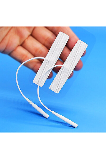 Choice قطعتان من وسادات القطب الكهربائي البديلة غير المنسوجة ذاتية اللصق لجها...