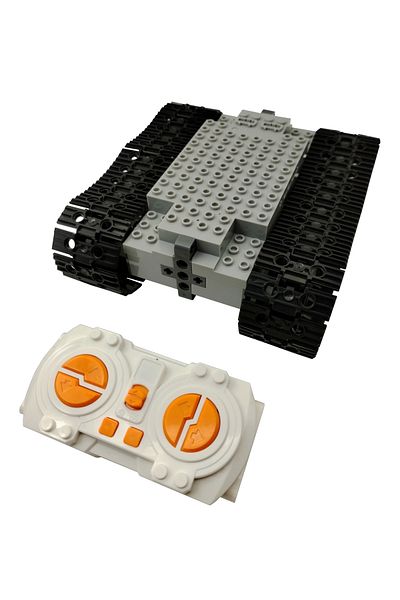 Choice no gift box track chassis Technical Tracked 4 motors Tank Excavator Chassis Electric Building Bloc