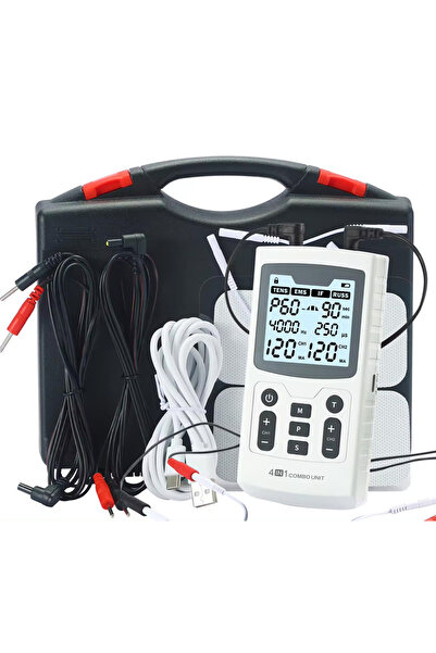 Choice1 جهاز تحفيز العضلات الكهربائي JRW-600 WH، جهاز العلاج الطبيعي التداخلي...