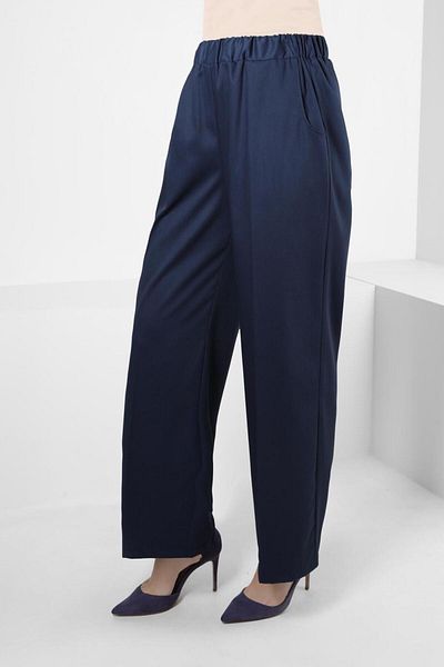 Alvina 70554 Model Wide Leg and Elastic Waist Trousers