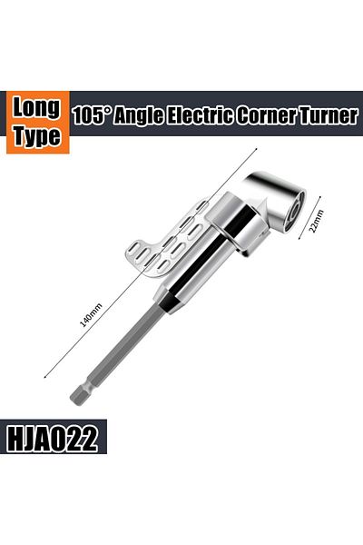 Choice Red 90/105 Degree Angle Electric Corner Turner, Electric Screwdriver Hardware Tool Accessories, Elbo
