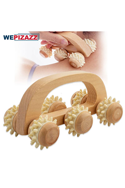 Choice 1 Pcs Wooden Massage Roller Tool, Manual Wooden Massager, Wood Back Ma...