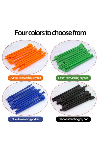 Choice 10pcs/Set Newest 10 in 1 Plastic Crowbar Disassembly Spudger Opening Tools Kit for Mobile Phone C...