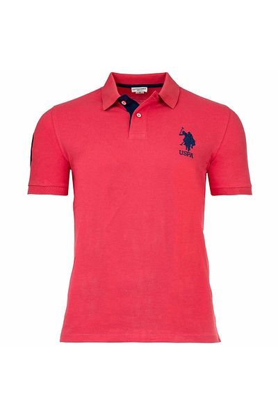 U.S. Polo Assn. U.S. POLO ASSN. Herren Poloshirt - Kory, Basic, Piquet, Logo, Applikation, Cotton