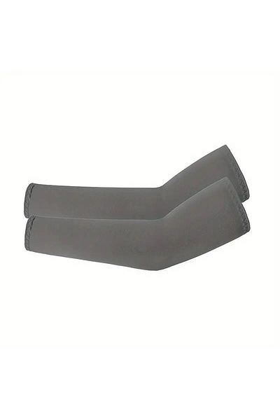 YOSYO Grey 1 Pair Cooling Arm Covers for Men and Women Summer Sun Protection Sunshade Ice Silk Sleeves for