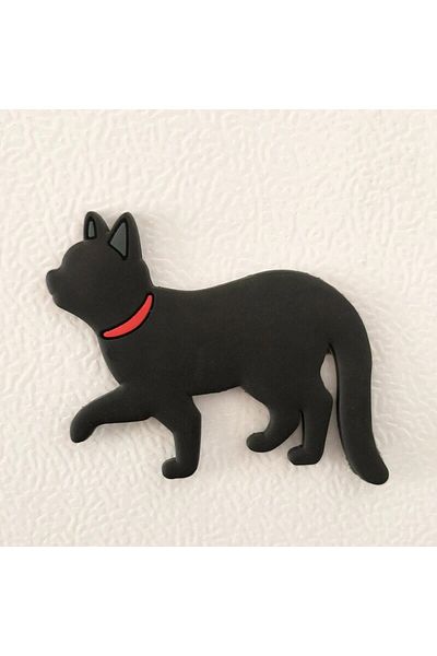 Choice W2 Walking Cat Creative Cartoon Cute Magnetic Suction Hook, Refrigerator Fridge Magnet With Hooks Au