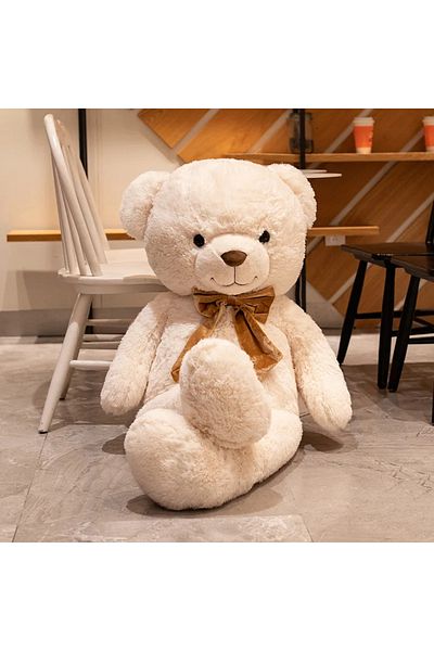 Choice 90cm white 1pc High Quality Giant American Bear Plush Doll Soft Stuffed Animal Bear Plush Toys Girls