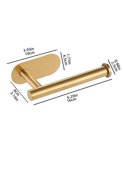 Choice 1Pc Golden Holder A Adhesive Toilet Paper Holder Kitchen Roll Towel Rack Napkin Dispenser Absorbent