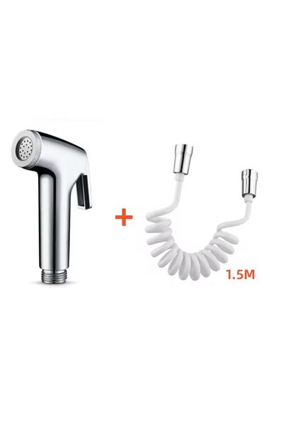 Choice 1set Flexible Spring Handheld Bidet Sprayer for Toilet Soft Hose Shower Head Bathroom Accessory Tele