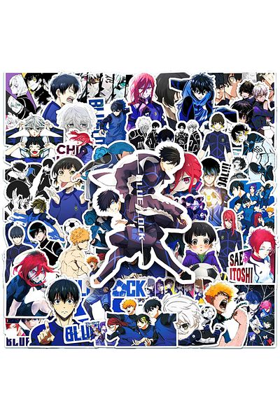 Choice 50PCS 10/30/50pcs Cool Nagi Bachira Blue Lock Stickers Isagi Chigiri Anime Sticker Waterproof Suitca