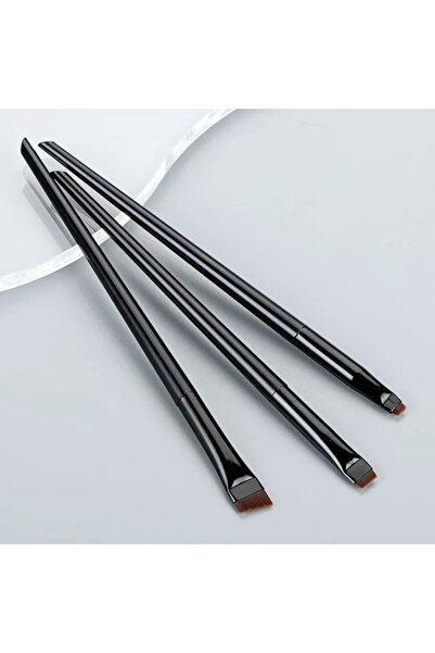 Choice22 3Pcs Black CNK 3/1 Pc Blade Eyeliner Brush Eyebrow Brushes Portable ...