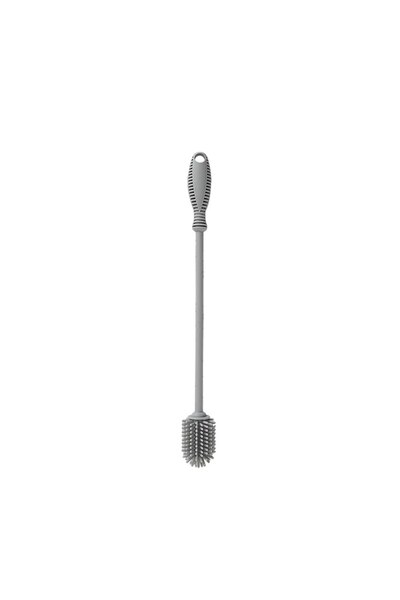 Choice GRAY Integrated Baby Silicone Bottle Brush Water Cup Long Handle Silicone Cleaning Brush Vacuum Flas