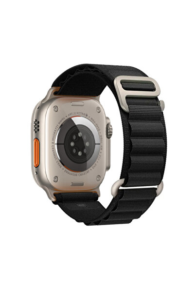 Choice S10-46 49 42 44 45 مم أحزمة سوداء للساعة Ultra Band 49 مم 46 مم 45 مم ...