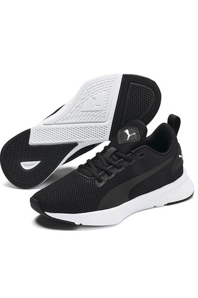 Puma Flyer Runner Jr Black - White Unisex Running & Training Shoes 192928 -01