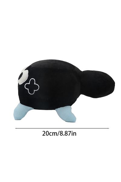 Choice 20cm black 20cm Kawaii Game Cartoon Plush Toy Dandy's World Game Role Black Pebble Dog Anime Stuffed