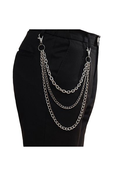 Choice سلسلة مفاتيح B-464 بانك على بنطلون الجينز للنساء والرجال وسلاسل مفاتيح للبنطلونات العصرية للفتيات والفتيان