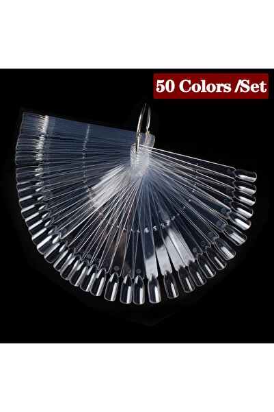 Choice3 FN50-مجموعة واحدة من أطراف الأظافر الصناعية الشفافة، عرض فني للأظافر ...