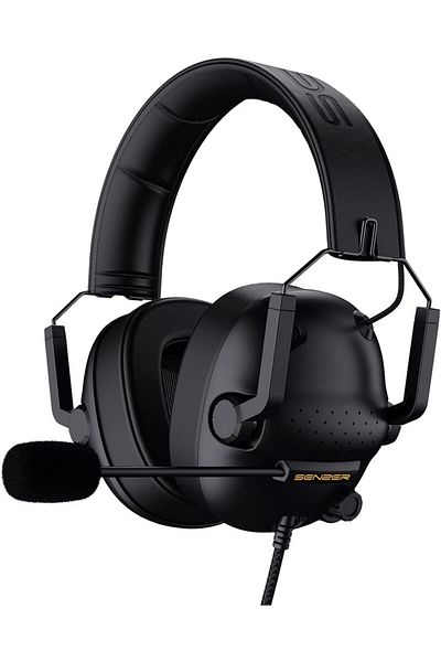 Choice Black SENZER SG500 Surround Sound Pro Gaming Headset with Noise Cancelling Microphone-Portable Folda
