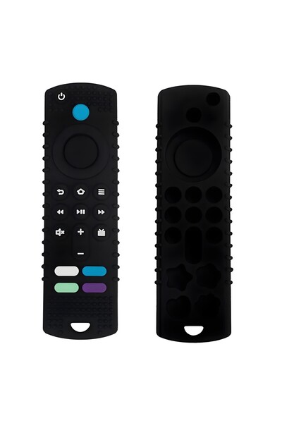 Choice 1 قطعة سوداء 1/4 قطعة جهاز تحكم عن بعد للأطفال من مادة السيليكون ألعاب...