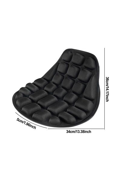 Choice black Motorcycle Seat Universal Motorbike Air Pad Cover Foam Soft Comfortable Breathable Seat Covers
