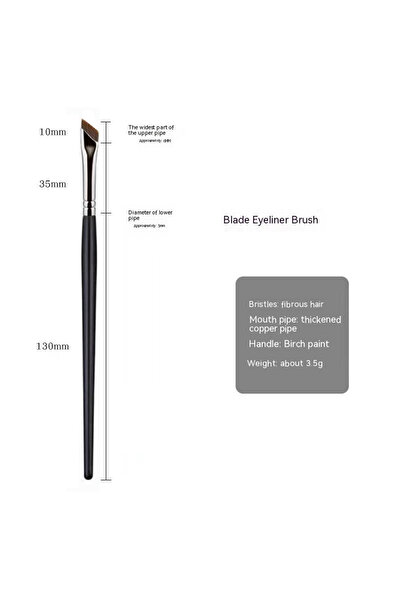 Choice فرشاة تحديد العيون السوداء ذات الشفرة المطورة رفيعة للغاية بزاوية دقيق...