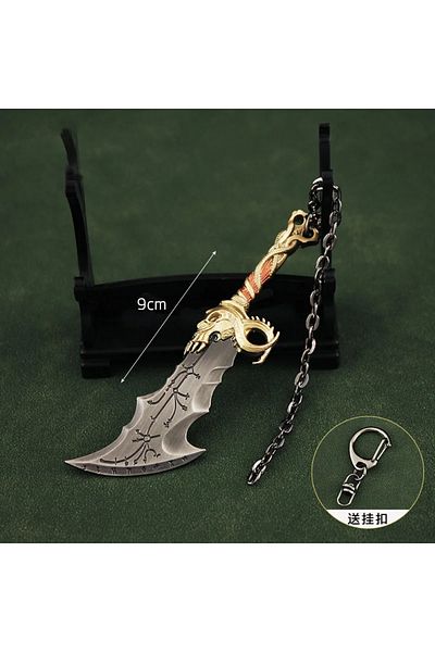 Choice 9 سم Blades of Chaos سلاح جديد من God of War Blades of Chaos إصدار رون كراتوس لعبة Peripheral Mini