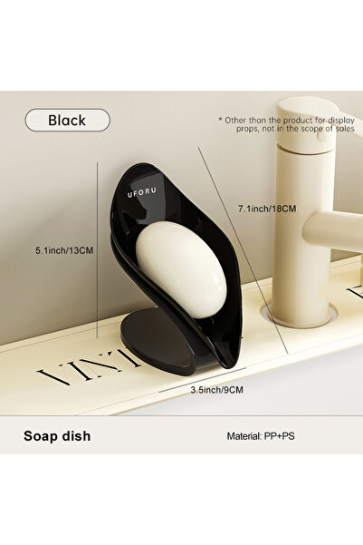 Choice صندوق صابون فاخر أسود غامض، إضاءة منزلية، مساحة تخزين إبداعية على سطح ...