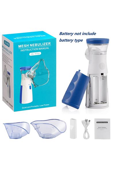 Choice blue Handheld Portable Autoclean Inhale Nebulizer Mesh Atomizer Silent Inhaler Nebuliser Inhalator f