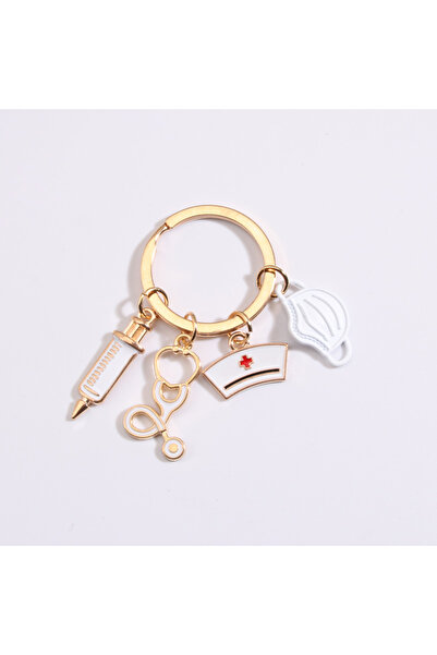 Choice سلسلة مفاتيح جديدة للأطباء E4409، أداة طبية، حلقة مفاتيح، حقنة، سماعة ...