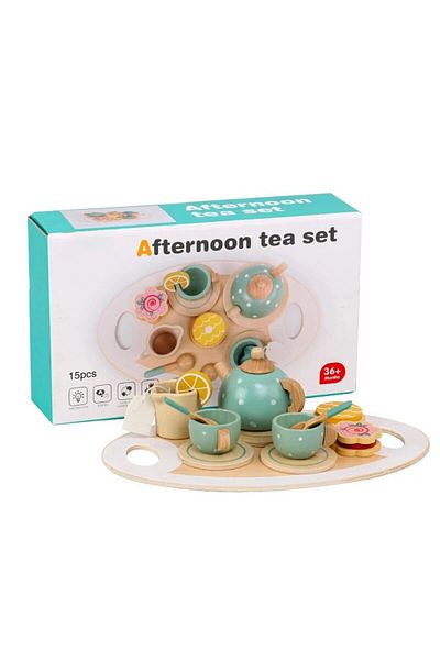 Choice Tea Set Kids Wooden Tea Set Play House Pretend Make Tea Play With Teapot Teacup Afternoon Snack Role