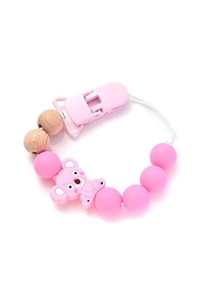Choice1 Pink Baby Soother Plastic Pacifier Clip Animal Cartoon Silicone Dummy...