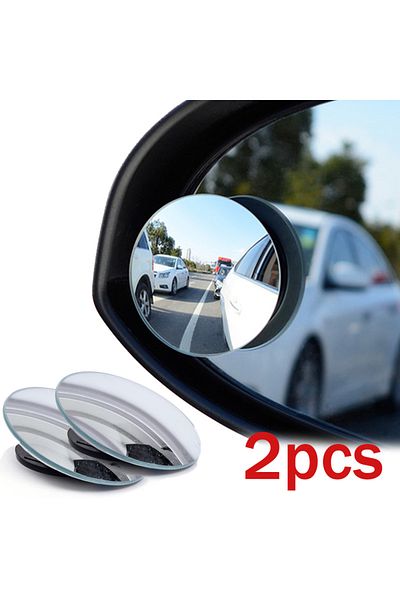 Choice A pair Car Blind Spot Rear View Mirror Wide Angle 360 Degree Adjustable Small Round Mirror Car Rever